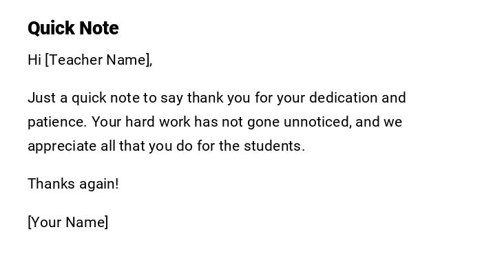Quick Note