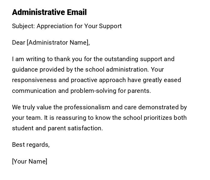 Administrative Email