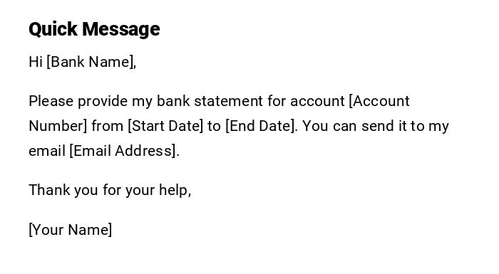 Quick Message