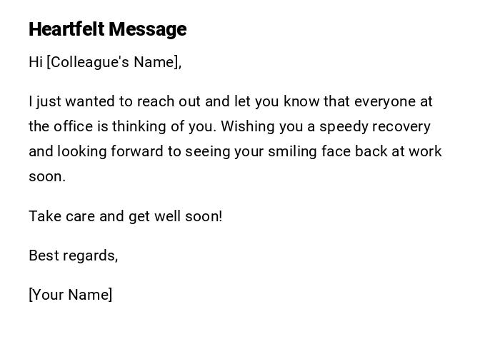Heartfelt Message