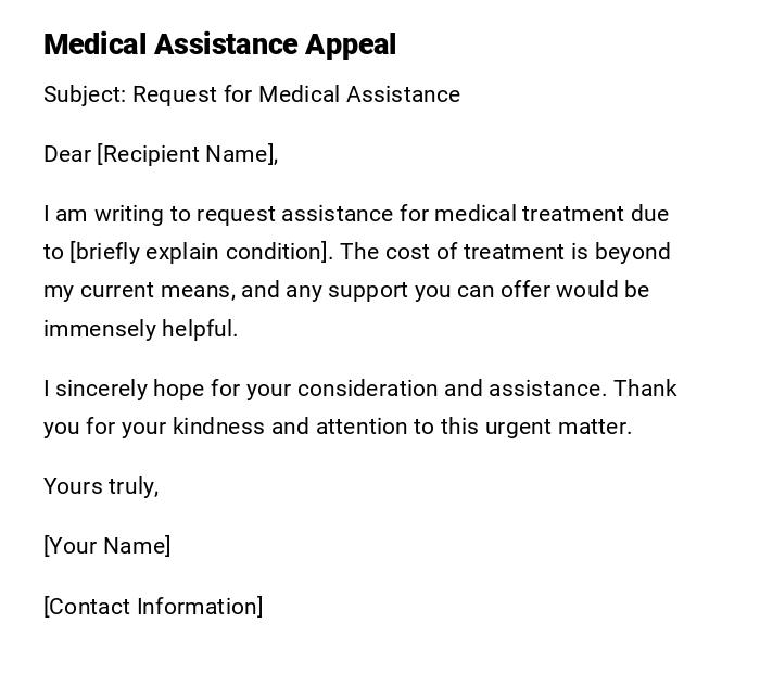 Medical Assistance Appeal