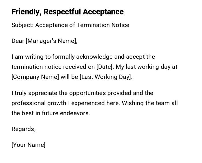 Friendly, Respectful Acceptance