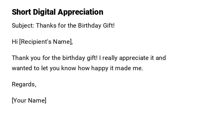 Short Digital Appreciation