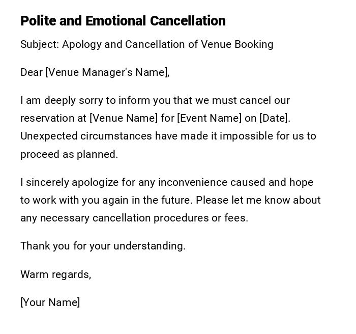 Polite and Emotional Cancellation Polite and Emotional Cancellation