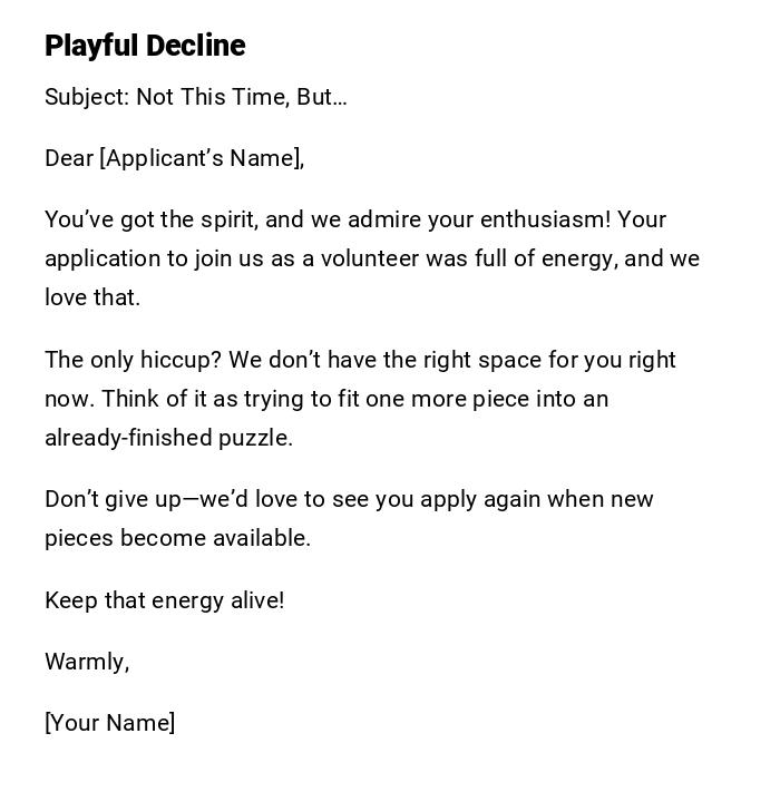 Playful Decline