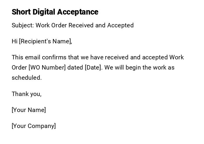 Short Digital Acceptance